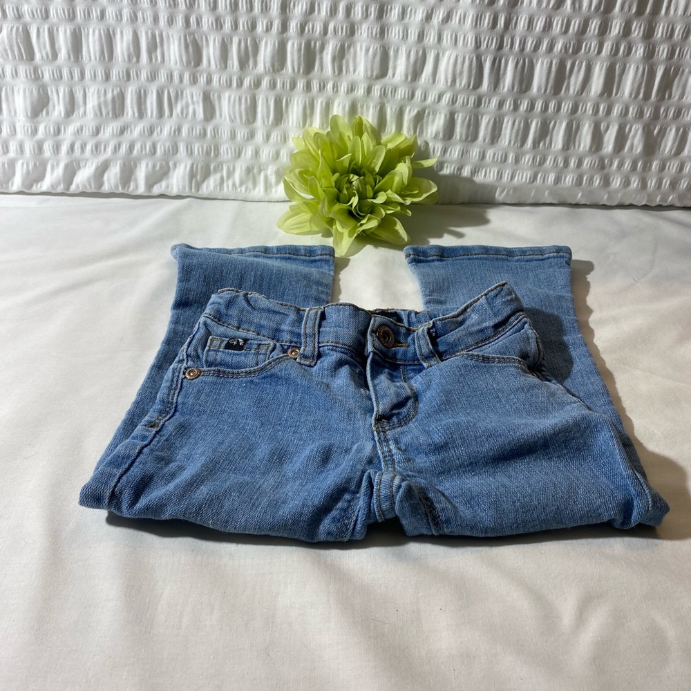 Jordache 2T Bottoms Toddler Bootcut Jeans EUC Adjustable Waist